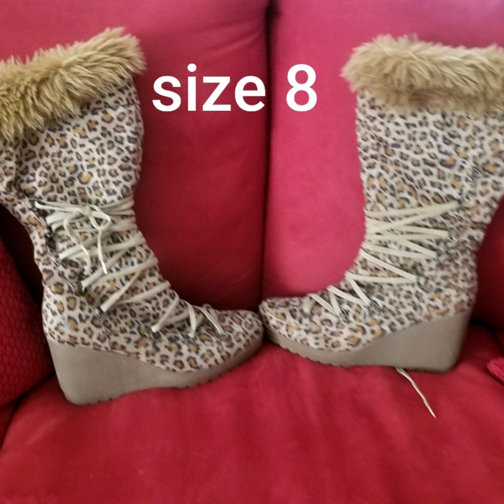 Cheetah boots